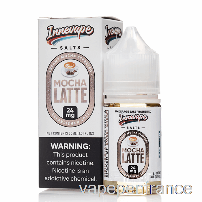 Moka Latte - Sels Innevape - Stylo Vape 30 Ml 50 Mg